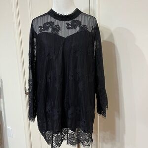 Black Lace Women’s Top